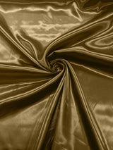 Charmeuse Satin Polyester Fabric - Solid Glossy Finish, 58" Width (1 Yard)
