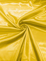 Charmeuse Satin Polyester Fabric - Solid Glossy Finish, 58" Width (1 Yard)