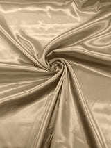 Charmeuse Satin Polyester Fabric - Solid Glossy Finish, 58" Width (1 Yard)