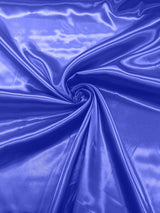Charmeuse Satin Polyester Fabric - Solid Glossy Finish, 58" Width (1 Yard)