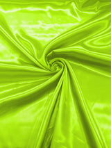Charmeuse Satin Polyester Fabric - Solid Glossy Finish, 58" Width (1 Yard)
