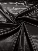 Charmeuse Satin Polyester Fabric - Solid Glossy Finish, 58" Width (1 Yard)