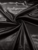 Charmeuse Satin Polyester Fabric - Solid Glossy Finish, 58" Width (1 Yard)