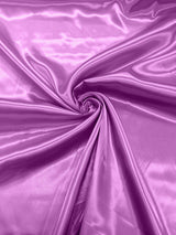 Charmeuse Satin Polyester Fabric - Solid Glossy Finish, 58" Width (1 Yard)