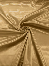 Charmeuse Satin Polyester Fabric - Solid Glossy Finish, 58" Width (1 Yard)