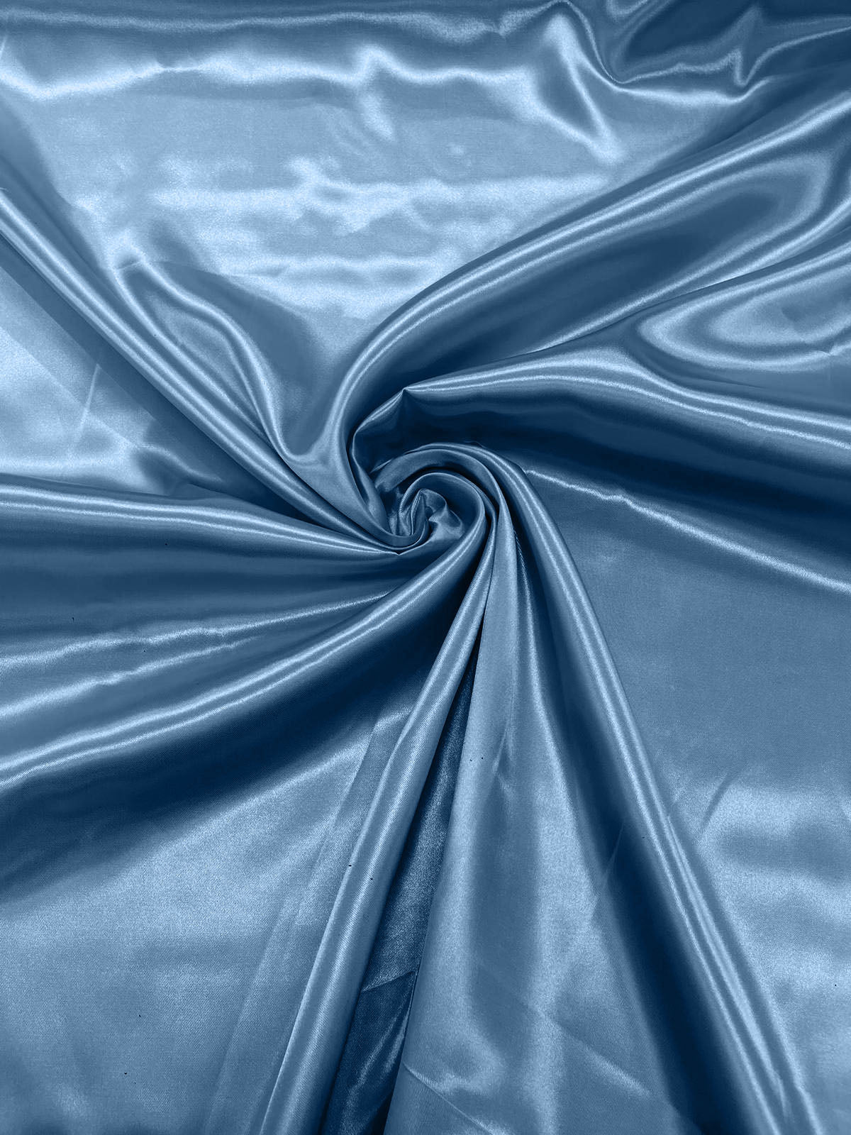 Charmeuse Satin Polyester Fabric - Solid Glossy Finish, 58" Width (1 Yard)
