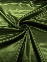 Charmeuse Satin Polyester Fabric - Solid Glossy Finish, 58" Width (1 Yard)