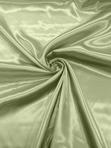 Charmeuse Satin Polyester Fabric - Solid Glossy Finish, 58" Width (1 Yard)