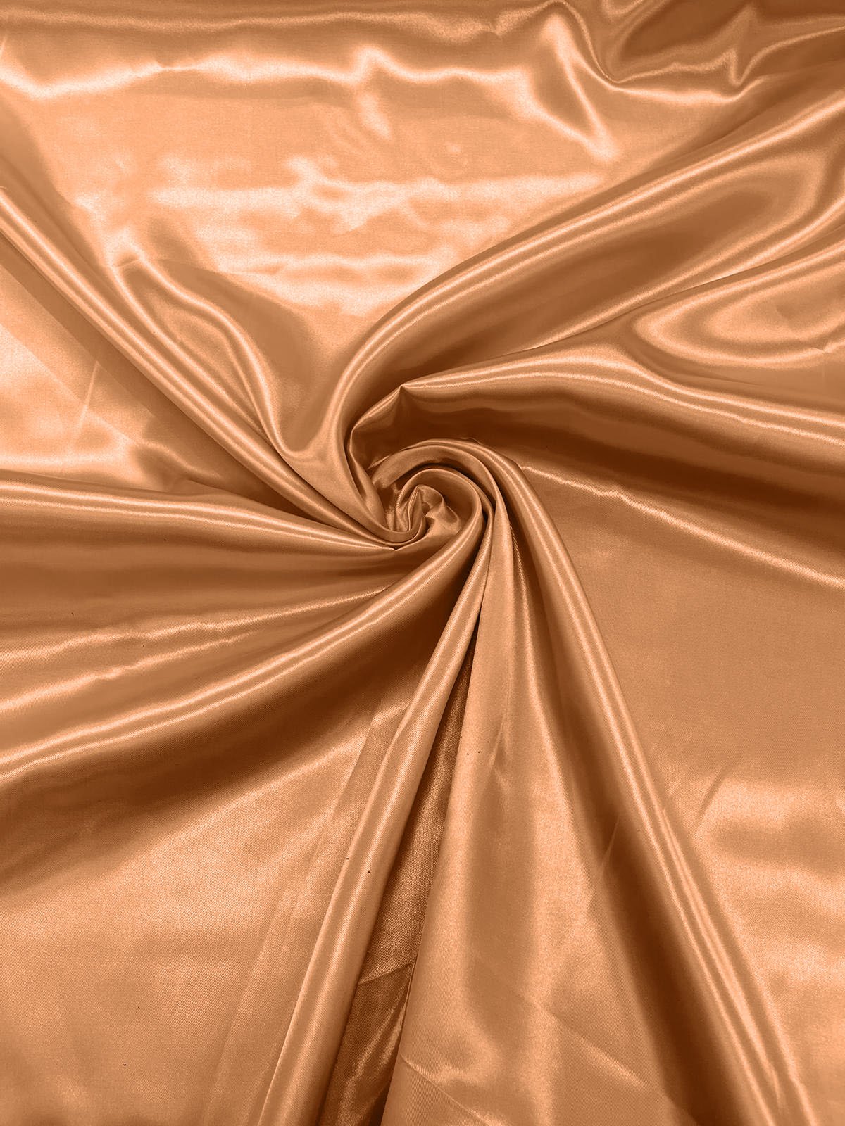 Charmeuse Satin Polyester Fabric - Solid Glossy Finish, 58" Width (1 Yard)
