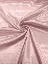 Charmeuse Satin Polyester Fabric - Solid Glossy Finish, 58" Width (1 Yard)