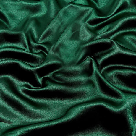 1 Yard Aqua Blue Charmeuse Medium Satin Lining Fabric 60 Inch Width