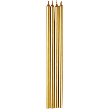 Wilton Tall Gold Birthday Candles – 12 Count