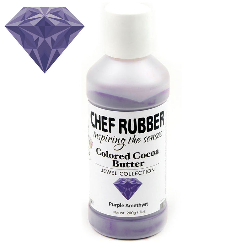 Chef Rubber Purple Amethyst Jewel Cocoa Butter, 7 oz.