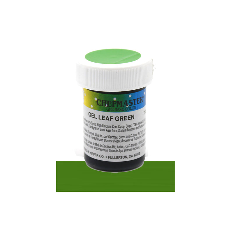Chefmaster Leaf Green Concentrated Gel Food Color, 1 Oz.