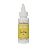 Chefmaster Natural Yellow Liqua-Gel Food Color, 1.87 oz.