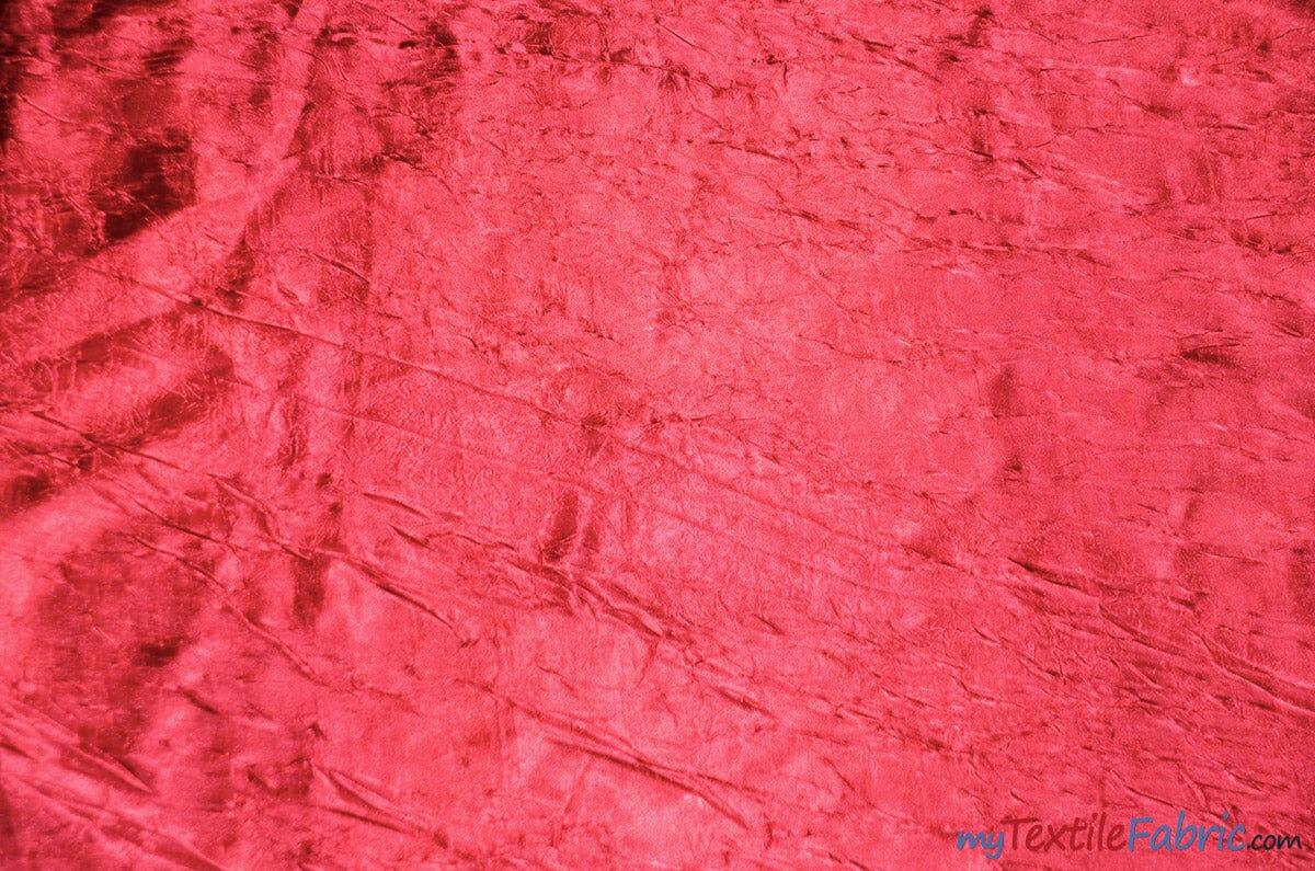 Silky Crush Satin Polyester Fabric - Crushed Charmeuse Satin, Multiple Colors, 54" Width (1 Yard)