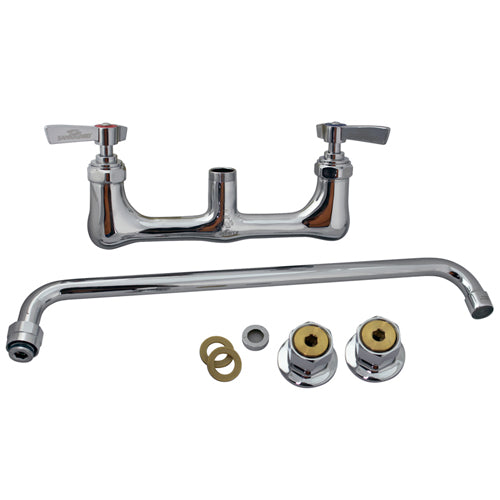 Chg (Component Hardware Group) OEM # KL54-8116 / KL54-8116-JF, Wall Mounted Heavy Duty Faucet; 8" Centers; 16" Nozzle