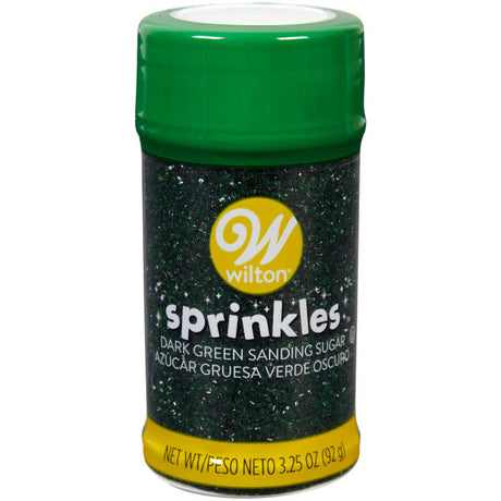Wilton Dark Green Sanding Sugar, 3.25 oz.