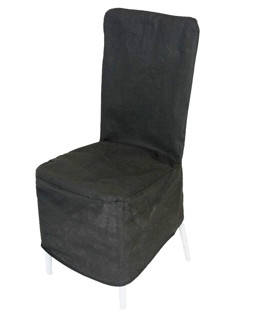 10 Pieces Black Chiavari Chair Dust Covers