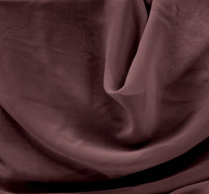 Cabernet Chiffon Fabric - Cabernet, Sheer, 58/60" Width