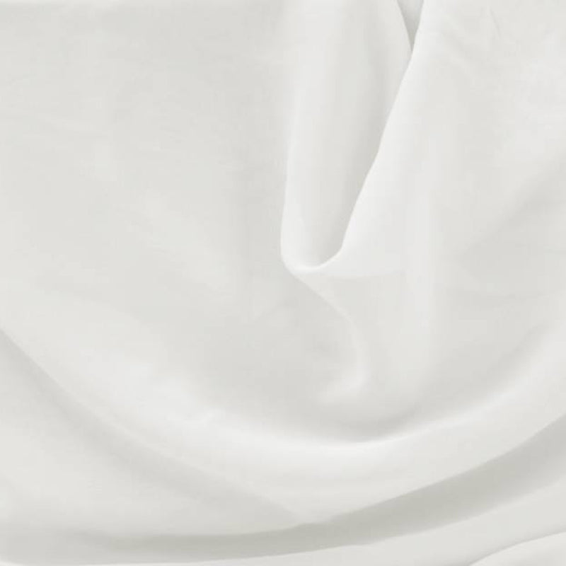 1 Yard White Hi Multi Chiffon Fabric 58/60" Wide Lightweight Sheer Polyester for Apparel & Décor