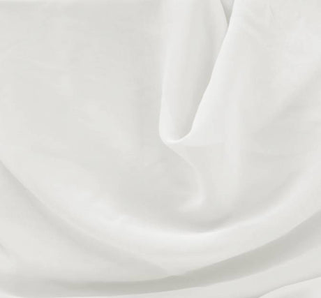 Chiffon Hi Multi 100 Percent Polyester Fabric - White Sheer, 58/60" Width