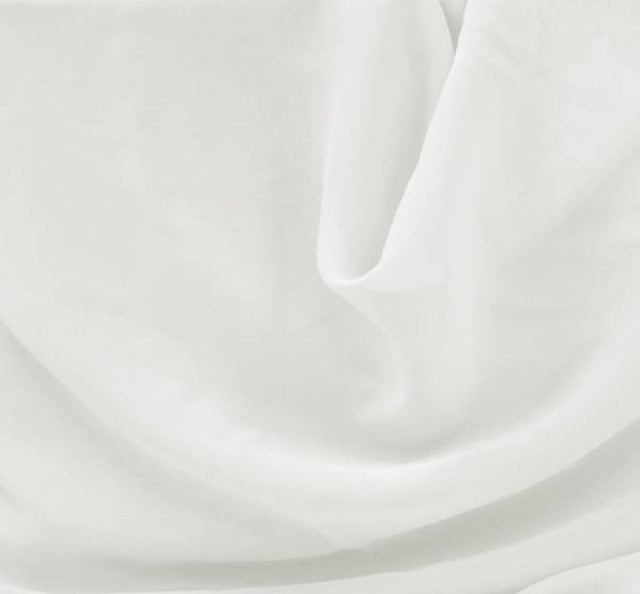Chiffon Hi Multi 100 Percent Polyester Fabric - White Sheer, 58/60" Width