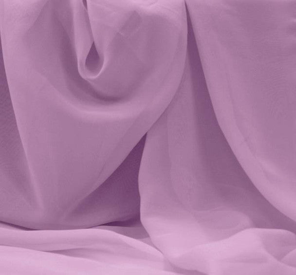 Chiffon Fabric Sheer Polyester, 58/60" Wide Lightweight Draping Fabric 1 Yard for Apparel