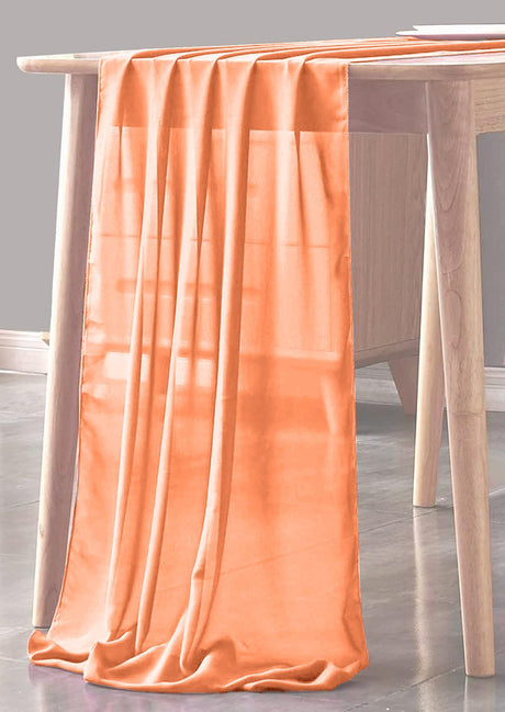 Chiffon Sheer Table Runner Fabric - Sheer Chiffon, 29" X 90" (1 Piece)