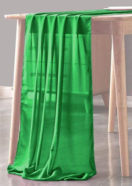 Chiffon Sheer Table Runner Chiffon Fabric - Sheer, 29" X 180" (1 Piece)