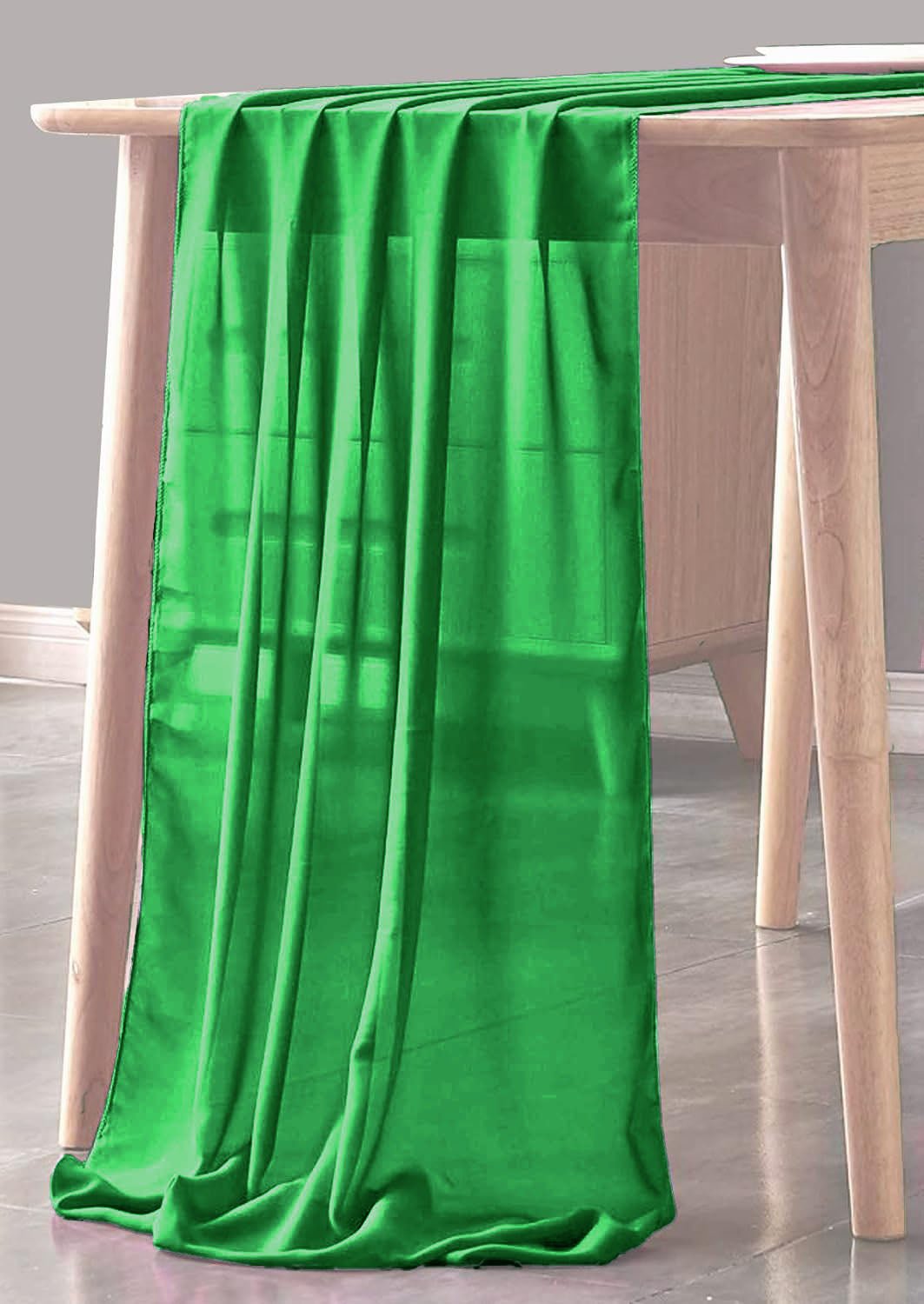 Chiffon Sheer Table Runner Fabric - Sheer, 18" X 180" Inches (1 Unit)