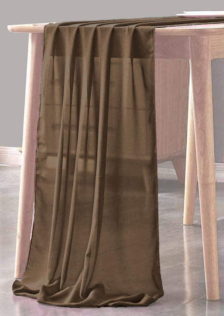 Chiffon Sheer Table Runner Fabric - Sheer Chiffon, 29" X 108" (1 Piece)