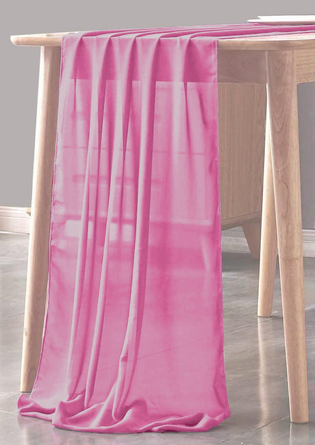 Chiffon Sheer Table Runner Fabric - Sheer Chiffon, 29" X 108" (1 Piece)