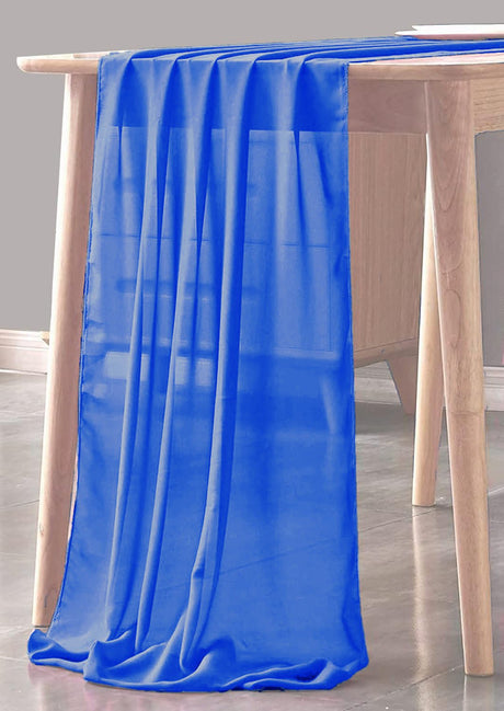 Chiffon Sheer Table Runner Chiffon Fabric - Sheer, 29" X 180" (1 Piece)