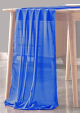 Chiffon Sheer Table Runner Chiffon Fabric - Sheer, 18" X 108" Inches, Color Options (1 Piece)