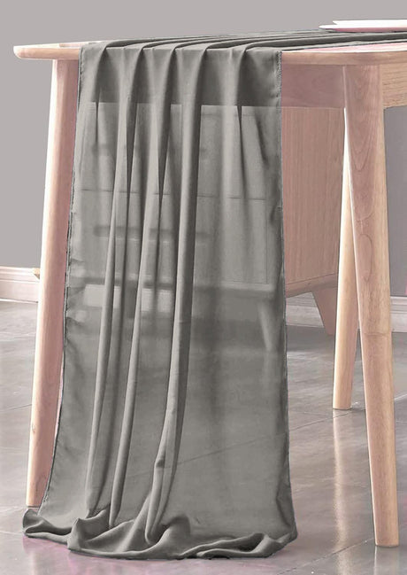 Chiffon Sheer Table Runner Fabric - Sheer Chiffon, 29" X 90" (1 Piece)