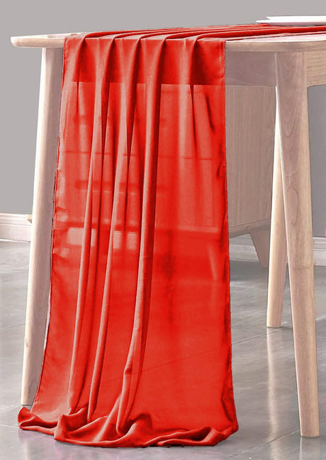 Chiffon Sheer Table Runner Chiffon Fabric - Sheer, 29" X 180" (1 Piece)