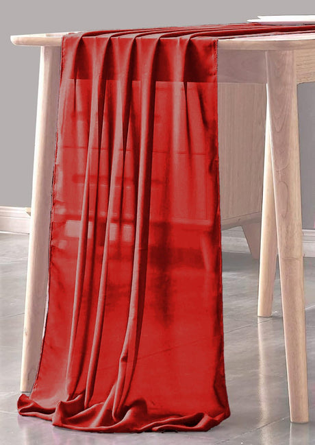 Chiffon Sheer Table Runner Chiffon Fabric - Sheer, 29" X 180" (1 Piece)