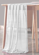 Chiffon Sheer Table Runner Chiffon Fabric - Sheer, 18" X 120" (1 Piece)