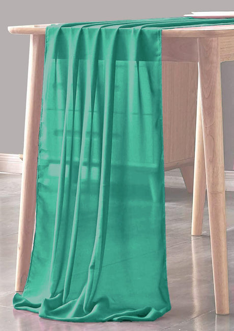 Chiffon Sheer Table Runner Chiffon Fabric - Sheer, 29" X 180" (1 Piece)
