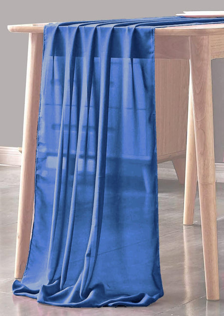 Chiffon Sheer Table Runner Chiffon Fabric - Sheer, 29" X 180" (1 Piece)