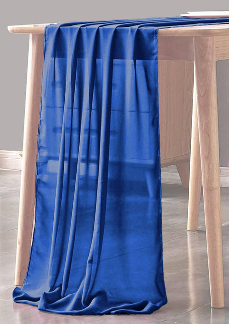 Chiffon Sheer Table Runner Chiffon Fabric - Sheer, 29" X 180" (1 Piece)