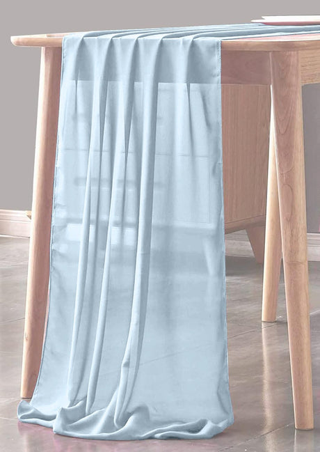 Chiffon Sheer Table Runner Table Runner - Sheer Chiffon, 29" X 120" (1 Piece)