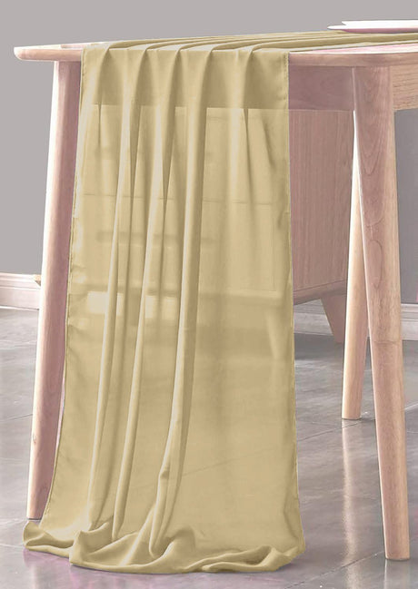 Chiffon Sheer Table Runner Fabric - Sheer Chiffon, 29" X 108" (1 Piece)