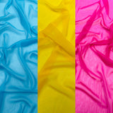 Two Tone Chiffon Sheer Fabric - Two Tone Sheer, 58" Width (1 Yard)
