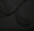 Chiffon Washed Chiffon Black Polyester Fabric - Black Sheer, 58/60" Width