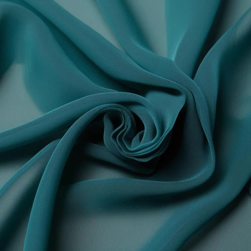 1 Yard Lightweight Chiffon Fabric by the Yard for Elegant Draping & Apparel 58/60" Width