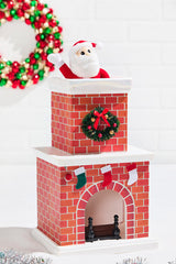 16" Mr. Christmas Santa in Chimney