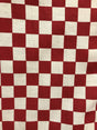 Red Checkered Poly Cotton Fabric - Red Checkered, 59/60" Wide (1 Yard)