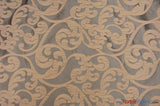 Victorian Damask Jacquard Fabric - Vineyard Damask Pattern, 58/60" Width (1 Yard)